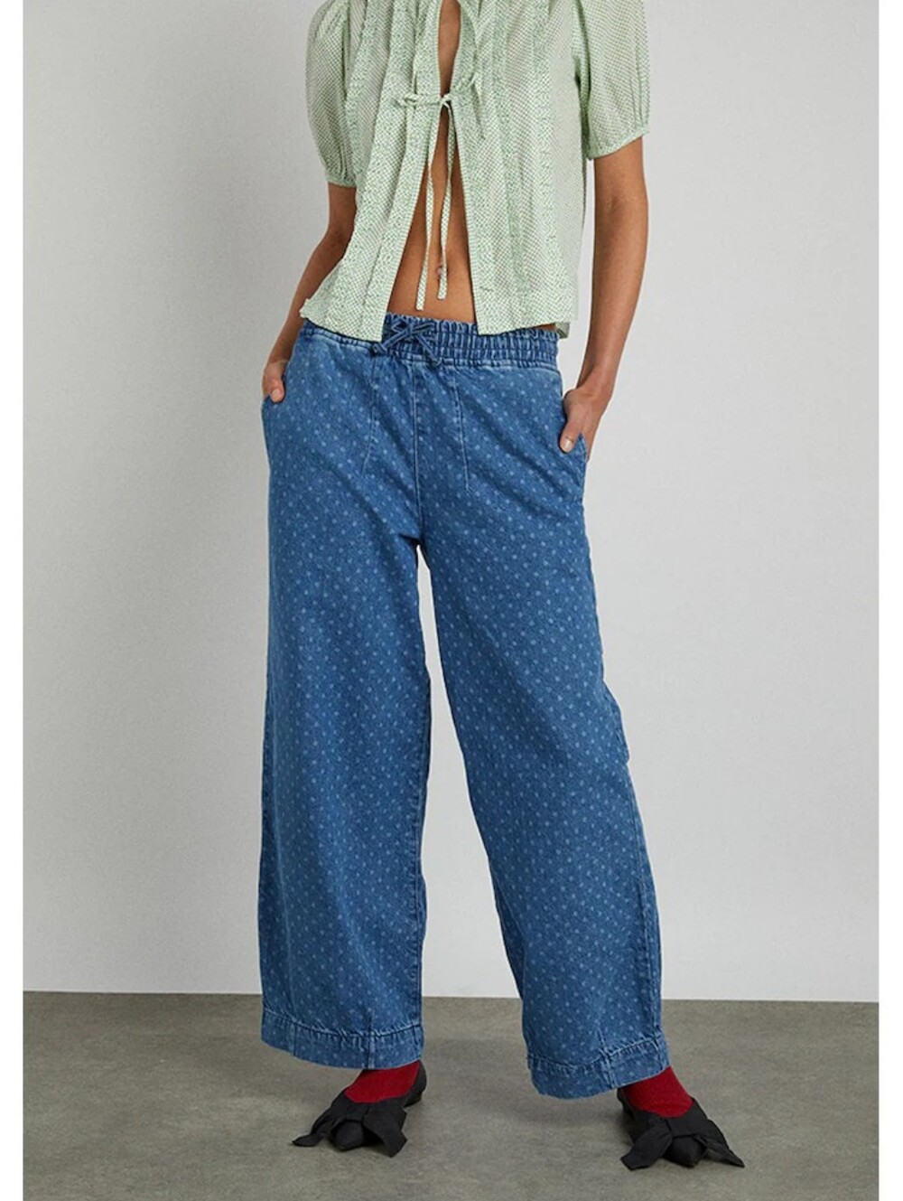 Damson Madder Rafe Jeans Polka Dots US6/UK10